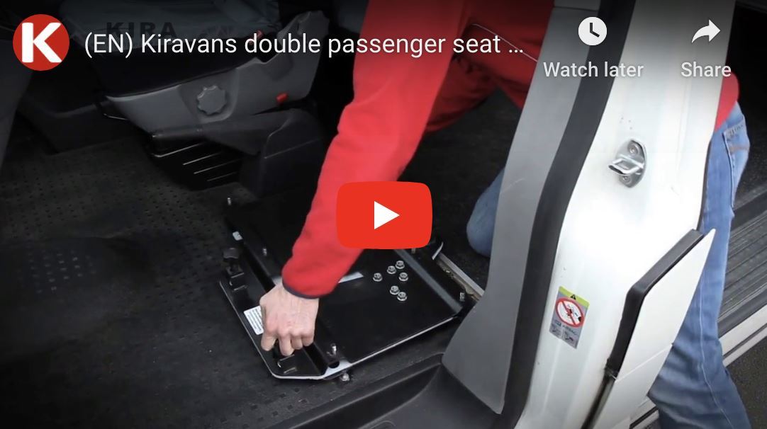 Video How to fit a Kiravans TUV Approved Double Passenger Seat Swivel