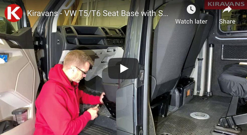 Video: VW T5/T6 Campervan Swivel Seat Base & Safe