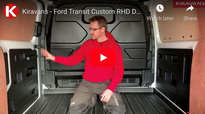 Video: Kiravans Ford Transit Custom DoorStore & PanelStore Storage Pockets