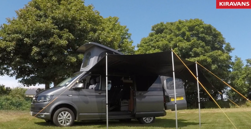 Video: Kiravans Rail Sail Campervan Awning